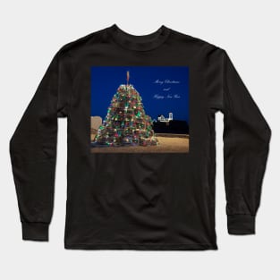 Maine Christmas Card Long Sleeve T-Shirt